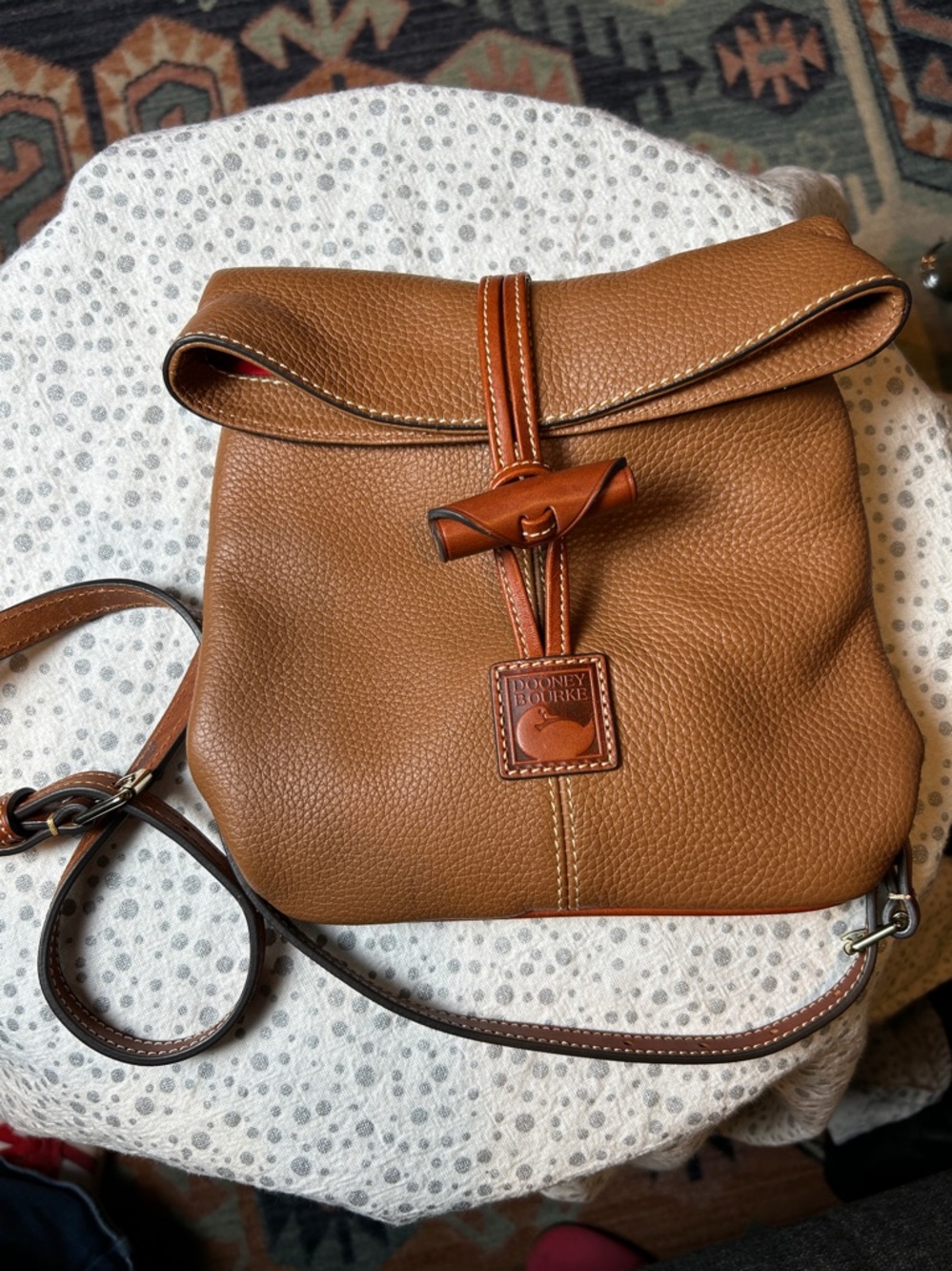 Dooney & Bourke Pebble Grain toggle Crossbody NWOT